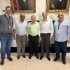 Fábio Lopez conhece as instalações da Santa Casa de Santos